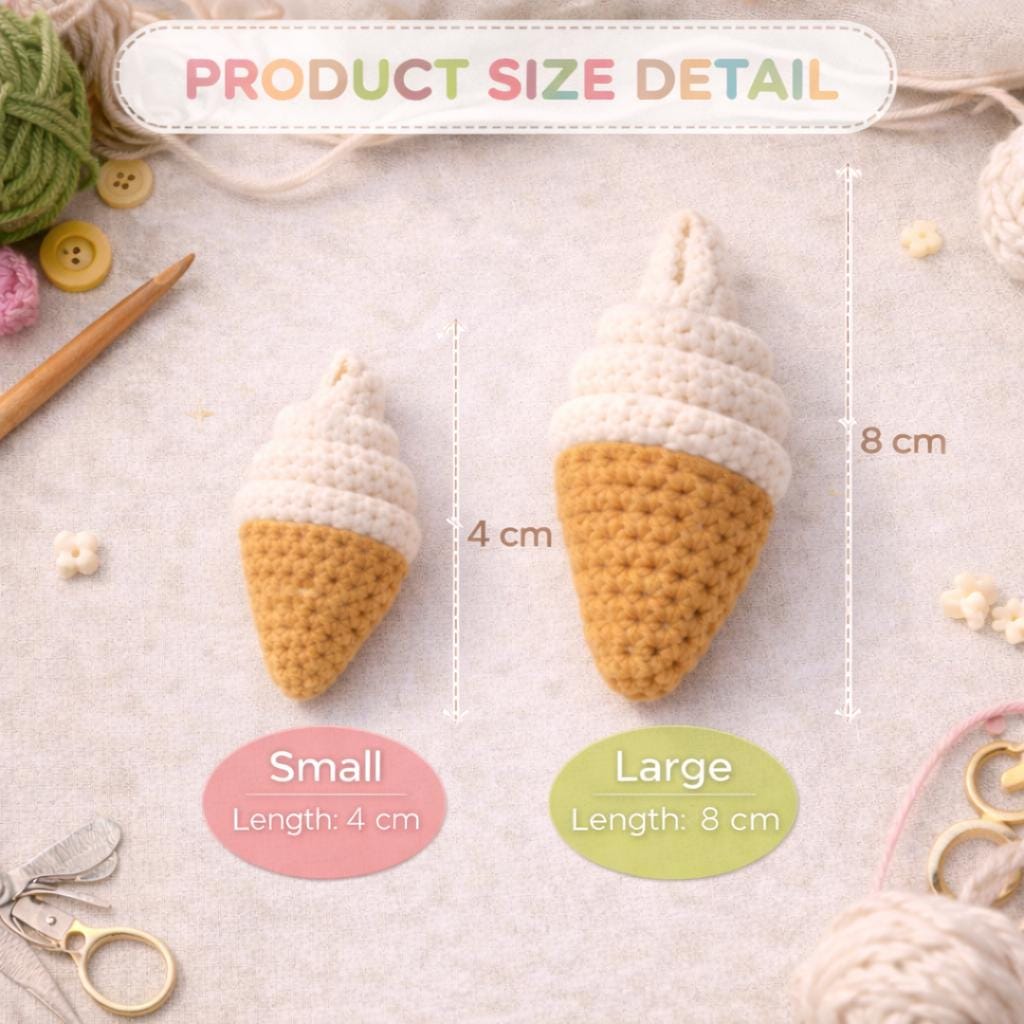 Crochet Mushroom Keychain - Handmade Amigurumi Mushroom Bag Charm, Cute Kawaii Key Holder Gift, Cute Marine Life Gift, Backpack Accessory - Image 9