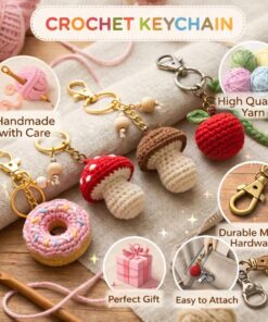 Crochet Cute Fox Keychain - Handmade Fox Amigurumi, Fox Bag Charm, Fox Keychain, Animal Keyring Gift, Handmade Gift, Crochet Animal - Image 10