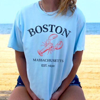 Boston Lobster Souvenir T-Shirt - Image 5