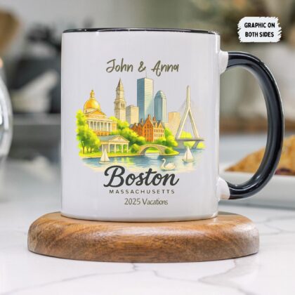 Personalized Boston Ceramic Mug