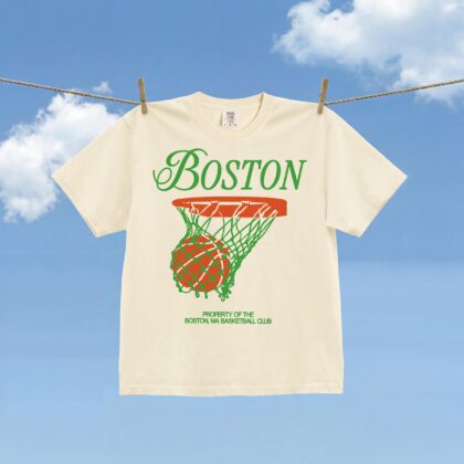 Alternative view of Boston Basketball Graphic T-Shirt