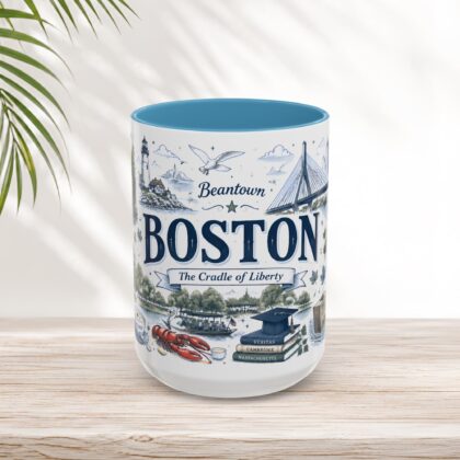 Boston Landmarks Ceramic Mug